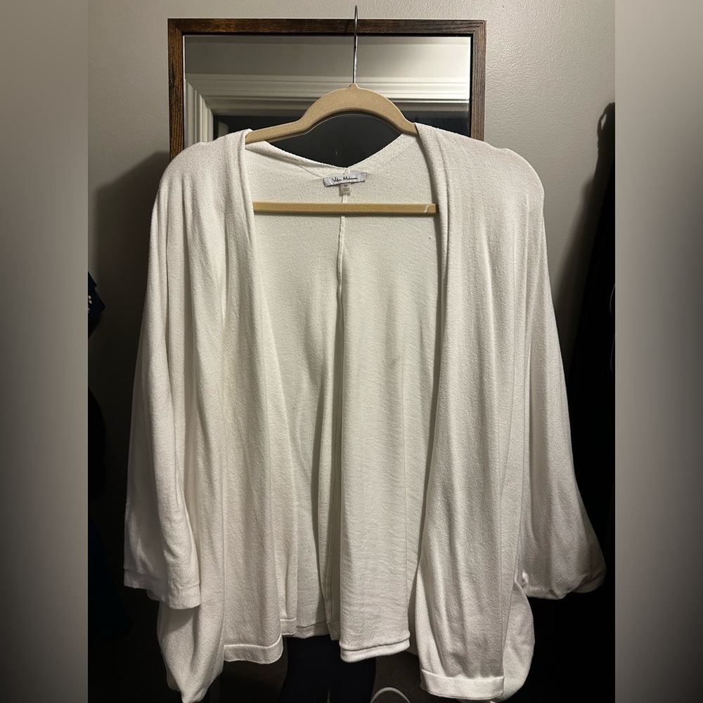 Vila Milano white cardigan batwing